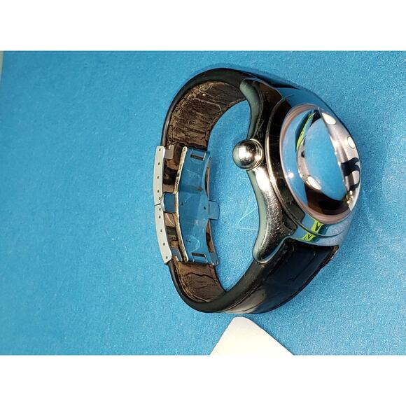 Corum Bubble Steel Automatic Watch Leather Men's Jewelry 82.150.20 Swiss WR - Picture 6 of 11